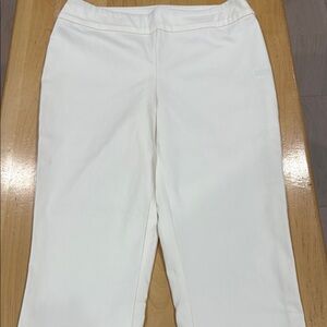 MarlaWynne Cream Ankle Pants